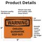 Signmission Cholera Quarantine Keep Out! OSHA Warning Sign, Vinyl Decal, 5in W x 3.5in L, 2PK OS-2PACK-WS-D-35-L-12020 - alternate 4